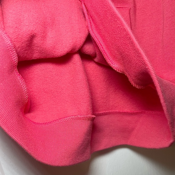 PINK Victoria's Secret Coral Pink Perfect Pullover Lightweight Sweatshirt - Picture 8 of 17